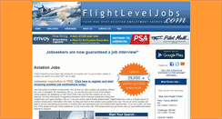 Desktop Screenshot of flightleveljobs.com